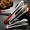 Многофункциональные щипцы для еды из нержавеющей стали, зажим для стейков и барбекю, ручка для шведского стола, зажим для выпечки, кухонные принадлежности