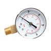 Манометр 0- 0-60psi Стальной Безель Высокой Прочности Компрессор Воздух Вода Масло Газ Измерение Манометр