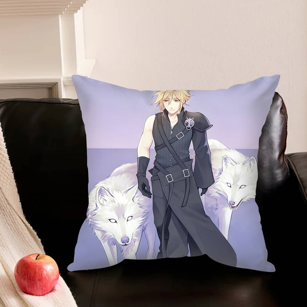 F-Final Fantasy C-Cloud S-Strife F-Ff7 Разные Размеры Квадратная Наволочка Для Автомобиля Дома Спальни Декор