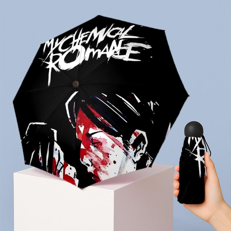 My Chemical Romance (14) Уличный зонт, идеально подходящий для поездок на пляж, путешествий, приключений и активного отдыха в любое время года