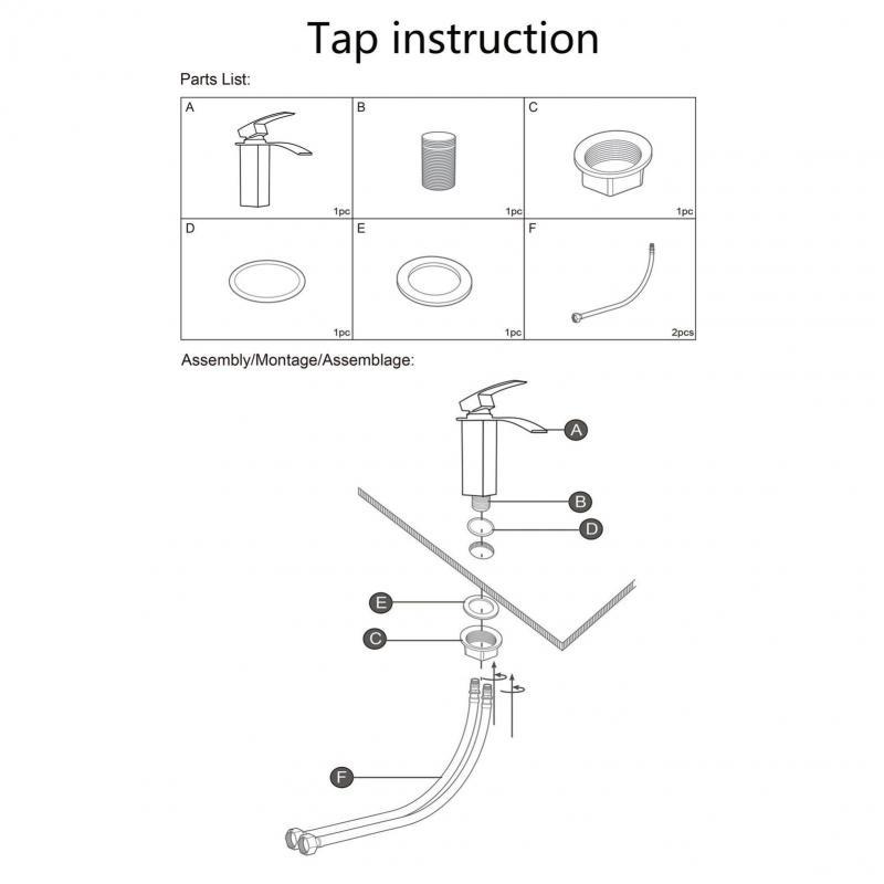 Смеситель для холодной воды, хромированный смеситель с одной ручкой, смеситель для воды, раковина для ванной комнаты