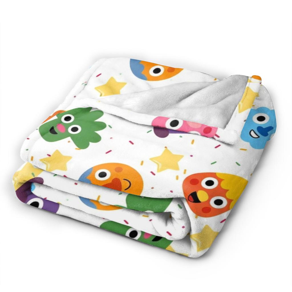 Noodle & Pals Micro Plush Blanket Children Super Simple Flannel Throw Blanket For Outdoor Warm Quality Bedspread Gift Idea