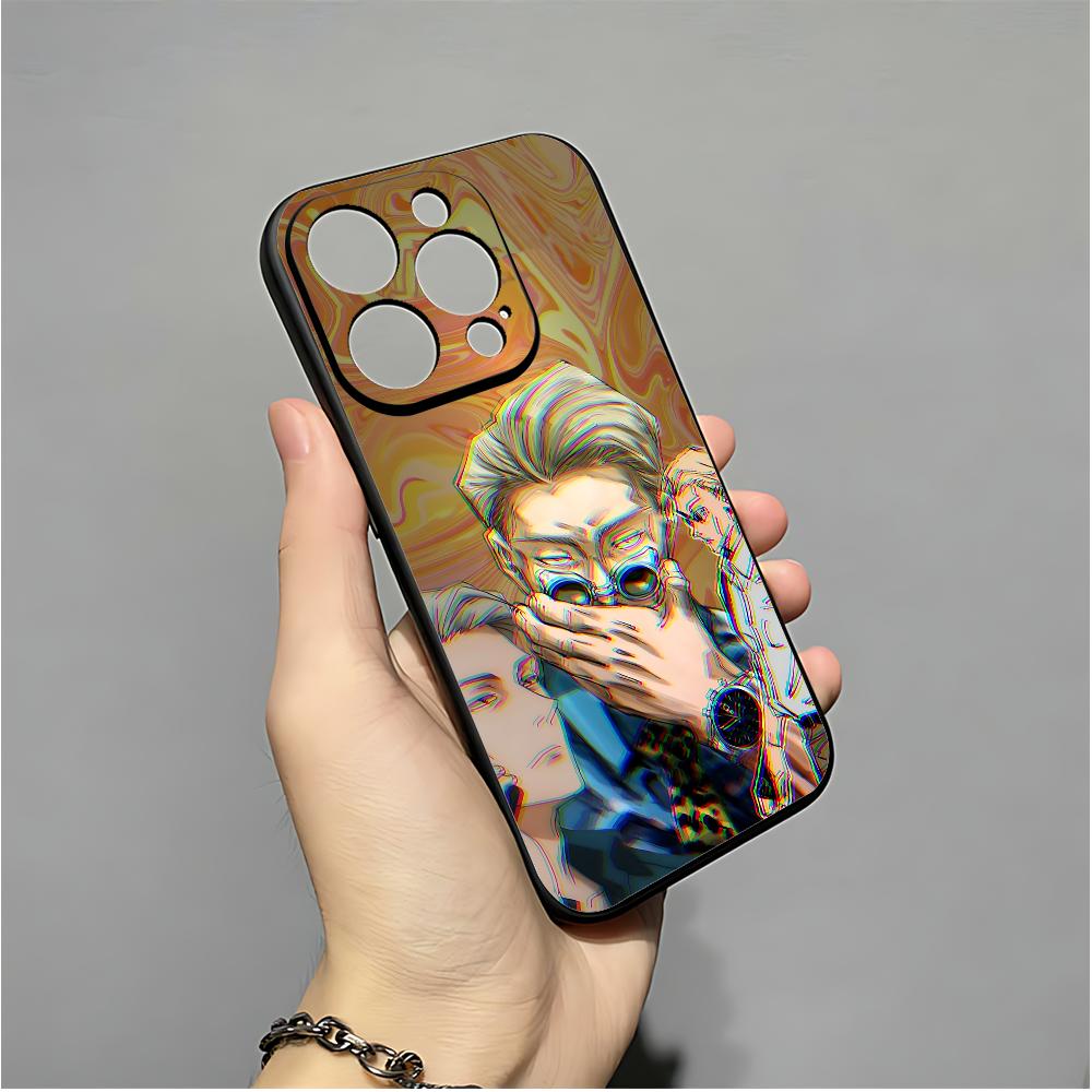 Чехол для телефона Kento T-Nanami J-Jujutsu K-Kaisen Для IPhone 16,15,14,13,12,11,XS,XR,X,8,7,Pro,Max,Plus,mini Силиконовый Черный Чехол