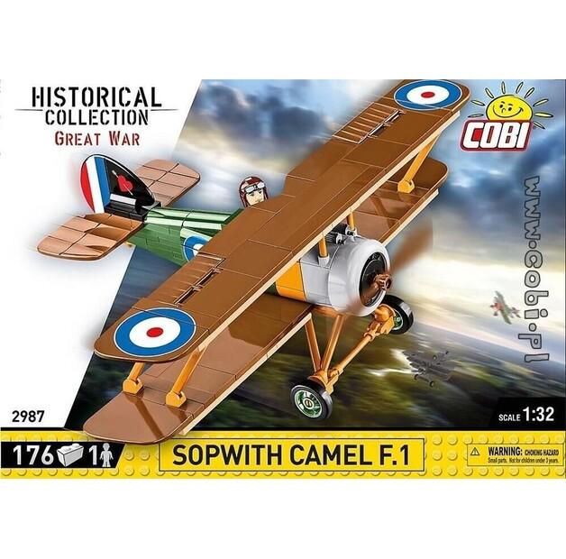 Конструктор пластиковый Cobi Historical Collection Great War Sopwith Camel F.1 COBI-2987