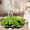 Football Round Carpet Suitable for Dormitory Hallway Living Rooms Outdoor Antislip Round Carpet Decorate Offices Perfect Gift for Women Men