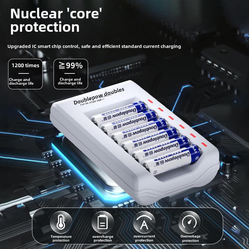 Нет. Комплект из 5 аккумуляторных батарей с 6 батареями типа АА 3300 мАч для микрофонов камер