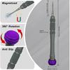 Прецизионная отвертка Torx T2, Отвертка с битом Torx T2 для обслуживания электронных устройств Android HUAWEI OPPO VIVO, Нескользящая рукоятка, Магнитная, Поворотная