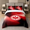 3Pcs Bedding SetEintracht Frankfurt Football Soft Bed Sheet and Two Pillowcases Home Bedroom Decor