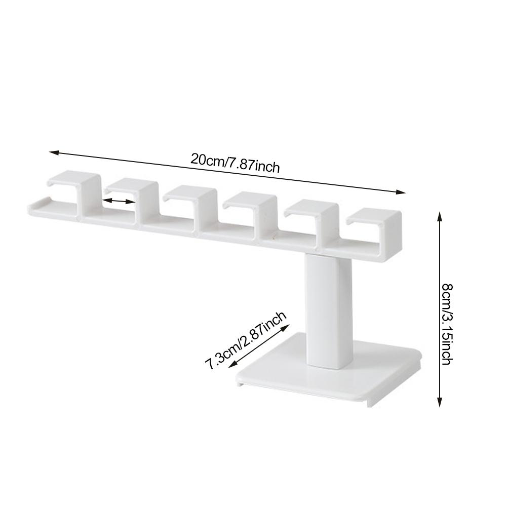 No Punching 6 Hooks Hat Holder Wall Mount Baseball Cap Multifunctional Hanger Wardrobe Hat Storage Hooks