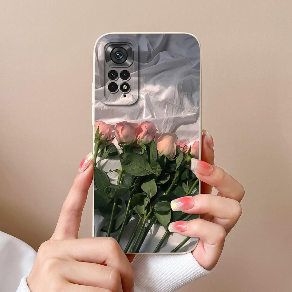 For Xiaomi Redmi Note 11 Pro Plus Phone Case Vibrant Fun Bumper Upgrade Lens Protection Soft Liquid Silicone Housing Couqe Capa