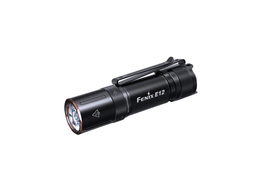 FENIX Light Black 77mm Portable EDC Flashlight CA18 LED Maximum Brightness 160 Lumens E12 V2.0