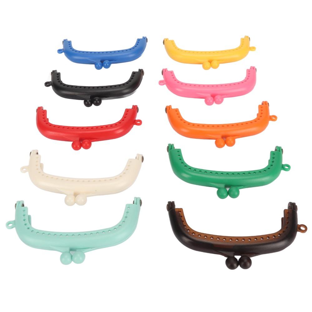 10pcs 85mm/3.35in Kiss Clasp Lock Plastic Material Coin Purse Frame Tailor Sewer Use