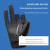 Мужские ультратонкие водонепроницаемые рыболовные перчатки с защитой от солнца, защитой от проколов и противоскользящим кроем с тремя открытыми пальцами для летней рыбалки нахлыстом