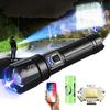 Сверхмощный светодиодный фонарик XHP360, перезаряжаемый тактический фонарь, уличный водонепроницаемый рыболовный фонарь с мобильным питанием
