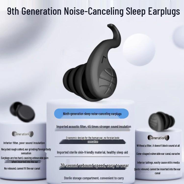Скидка для новых посетителей: Звуконепроницаемые силиконовые беруши – Помощь для сна, шумоподавление и защита от храпа.