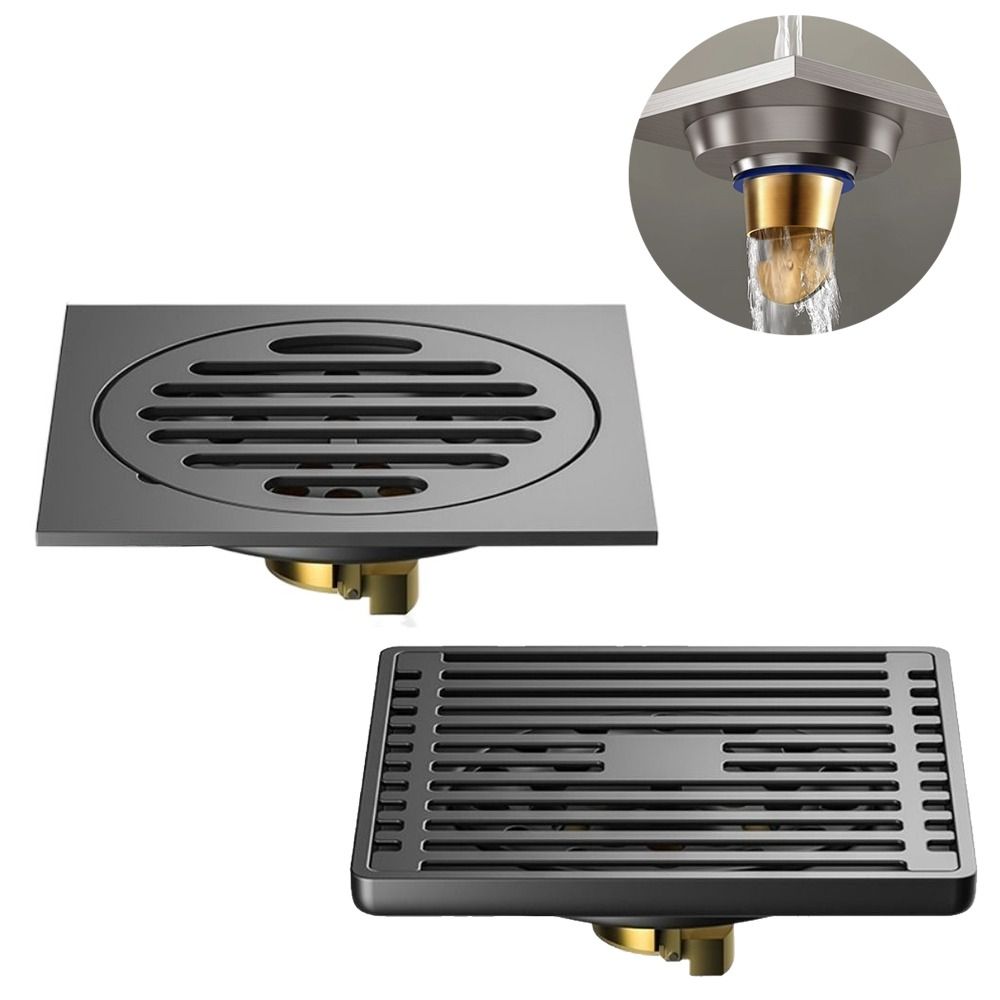 Dual Use Stainless Steel Floor Drain Anti-Odor Shower Trap Filter Drain Valve Cover Shower Room