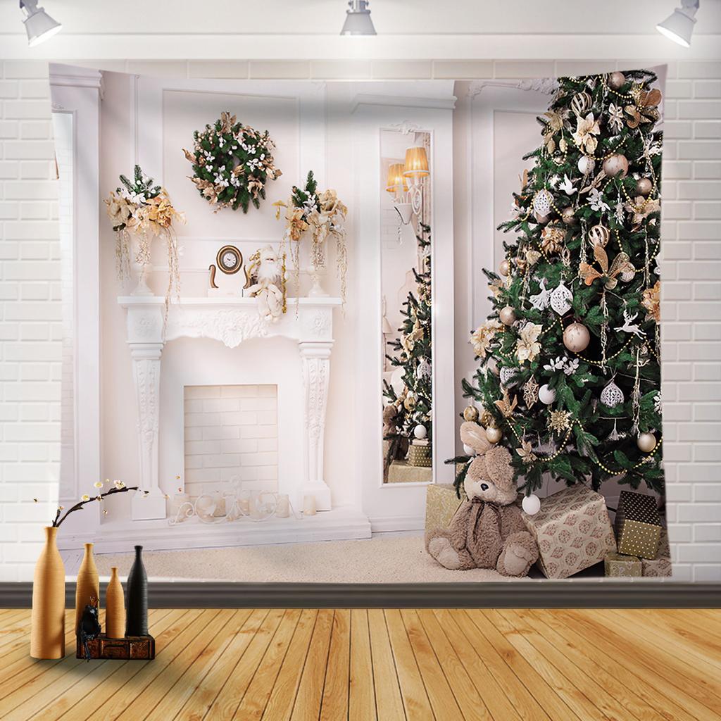 Веселая Рождественская елка, украшение для дома, гобелен, Рождественская комната, гостиная, украшение на стену, фоновая ткань