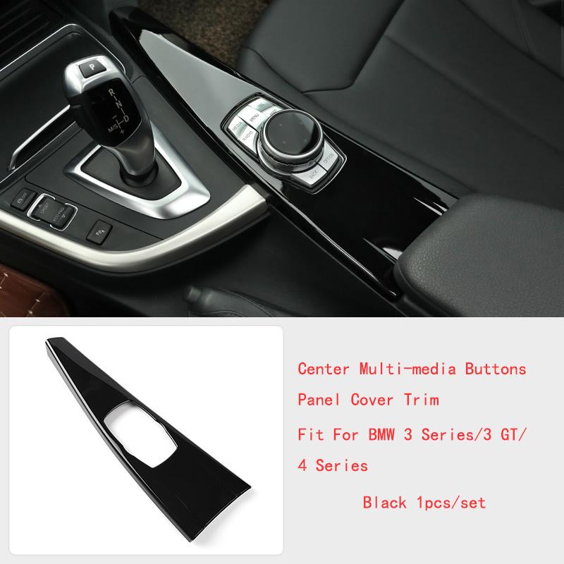 Для BMW 3 4 серии 3GT F34 F30 F36 F31 13-19 крышка мультимедийной панели, накладка переключения передач, крышка мультимедийной кнопки