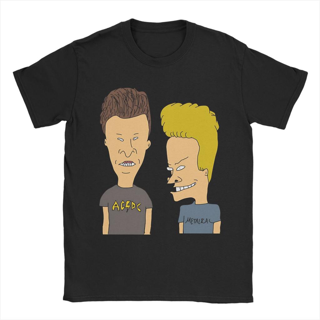 Beavis and Butthead Premium TShirts for Men Women Funny Cotton Tee Shirt O Neck Short Sleeve T Shirt Printed Clothing
