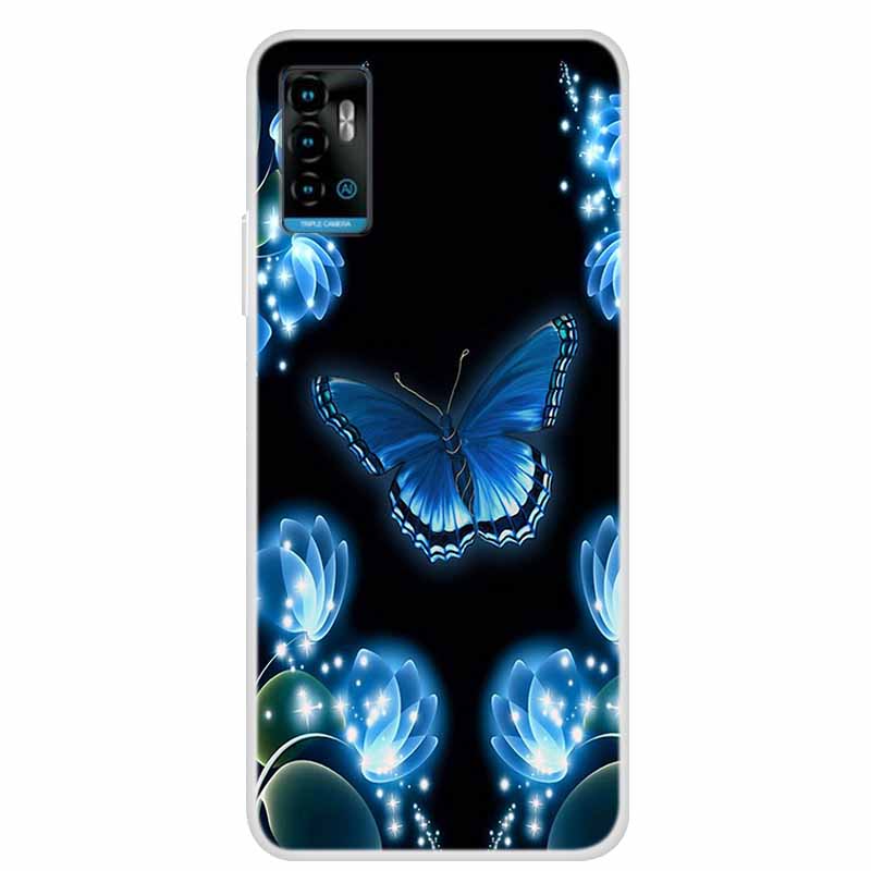 For ZTE Blade A71 Case Animals Bumper Silicone TPU Soft Cover Phone Case For ZTE Blade A71 A7030 Shockproof Cartoon Coque Funda