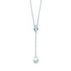 [K3745] - Silver Necklace 'Sissi' Silver White (rhodium-plated) - 50x6 Mm