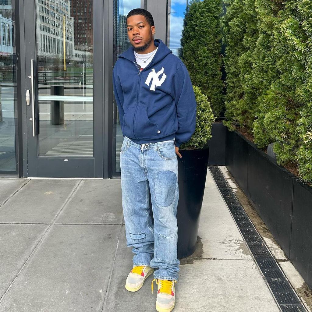 ZYLLO Харадзюку Ретро Новая Печать Цветок Раскрывающийся Свитер С Капюшоном Y2K Уличный Хип-Хоп Повседневный Свободный Свитшот Парный Топ