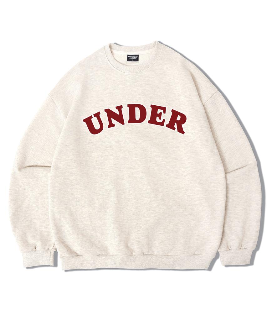 UNDEROFF Authentic Relaxed Under Arch Sweatshirt Navy White