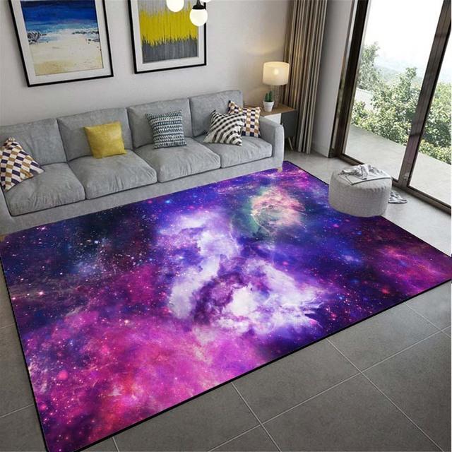 Space Planet Rug Starry Sky Carpet In The Living Room Rug Illusion Rug Home Decor Bedroom Mat Children Carpet Area Rug