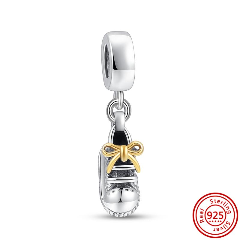 Новый Оригинальный Дизайн Пчела Бабочка Стрекоза Мультяшный Милый Шарм Подходит для Браслета Pantaro DIY 925 Стерлинговое серебро Медь Циркон Подарок