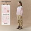 Teenie Weenie Kids' 2025 Girls' Waterproof Windproof Baseball Collar Cotton Jacket