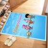 Wow! Wow! Wubbzy Personalized Text Floor Mat Suitable for Game Room Playrooms Foyer Hallway Anti-slip Rug Decorate Offices Gift for Festivals