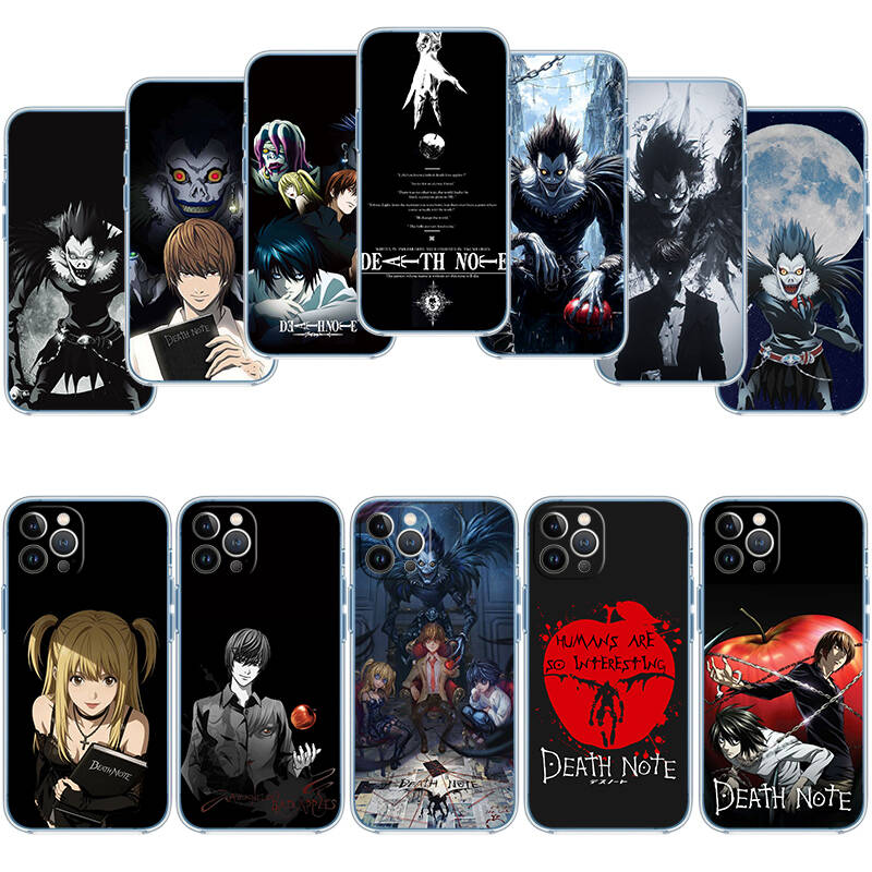 Death Note Phone Case for Motorola G14 G15 G24 G30 G31 G32 G34 G41 G42 G51 G52 G50 G60S G60 G62 G72 G71 G73 G84 G85 G200 E32