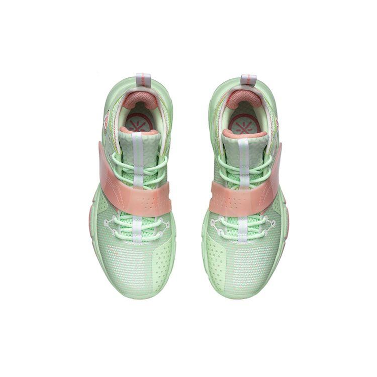 Li Ning Wade Block Fabric Synthetic Leather Shock Absorption Non-Slip Wear-Resistant Rebound Low-Top Basketball Shoes Men Basketball Shoes ABPR065-2