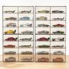 Acrylic Toy Model Cars Display Box 1:64 Display Rack Transparent Storage Box  Hotwheels Cars