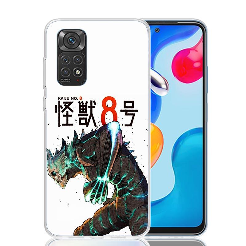 Kaiju No. 8 Anime Phone Case For Xiaomi Redmi Note 13 14 15 Pro Plus 12S 12 14S 11S 11E 10 10S 11 11T 5G 4G Cover Coque Redmi No