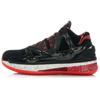 Li Ning Wow 2 Объявление о возвращении баскетбольных кроссовок Mid Мужские баскетбольные кроссовки Красные Черные ABAJ003-1