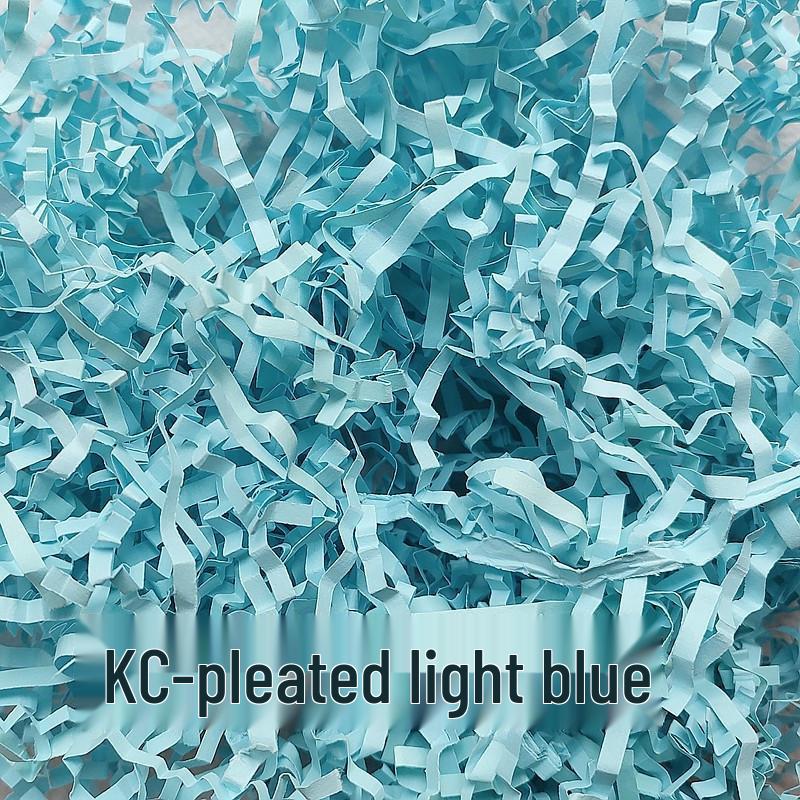 High-End Raffia Gift Box Filler - Shockproof Crepe Paper Shredded for Fruit & Wine Packaging