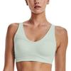 Under Armour SmartForm Solid Color Slim Fit Medium Support Спортивный бюстгальтер Женское нижнее белье Зеленый 1373826-592