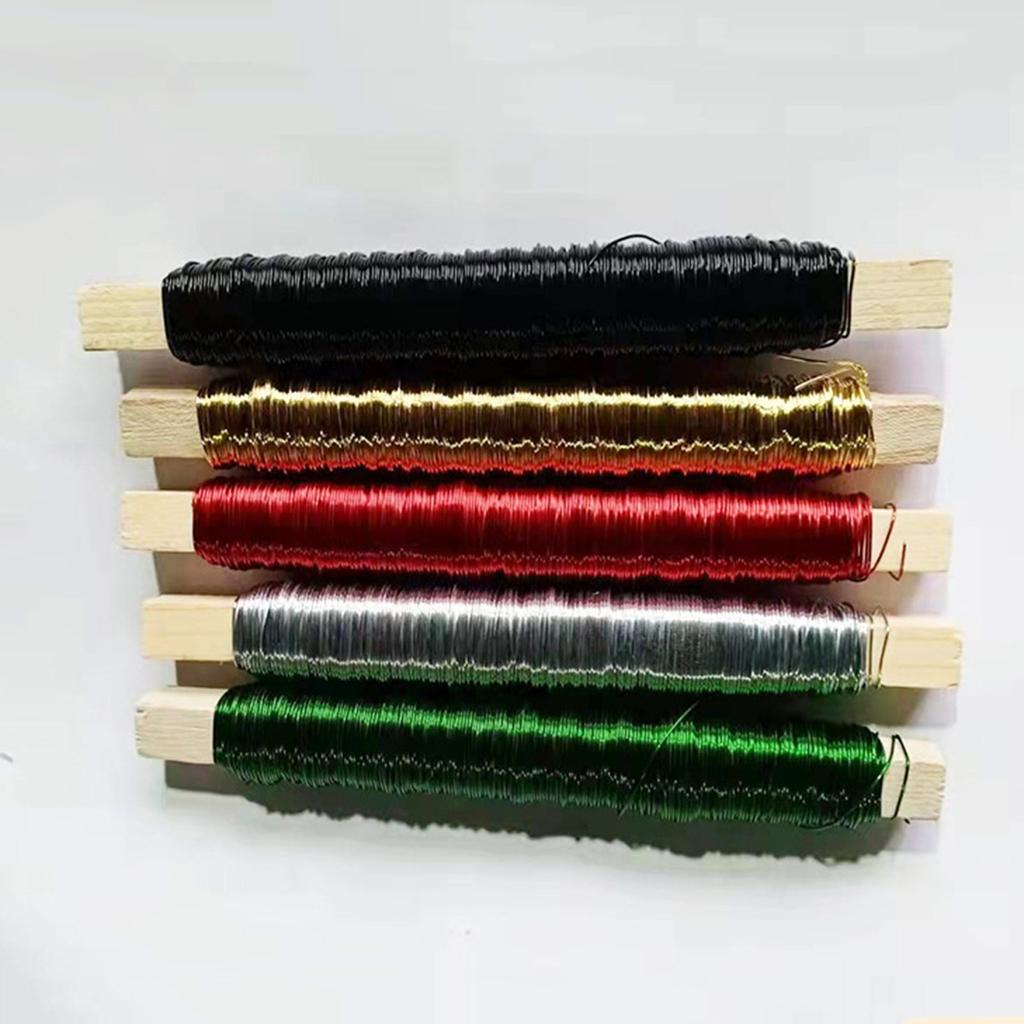 Рулоны проволоки для изготовления ювелирных изделий, тонкие и гибкие переплетные проволоки, проволока для садовых цветов, практичный инструмент для изготовления ювелирных изделий