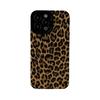 INS Коричневый чехол с леопардовым принтом для iPhone 16 15 12 13 14 11 Pro Max MiNi 7 8 Plus X XS XR SE Мягкий противоударный бампер