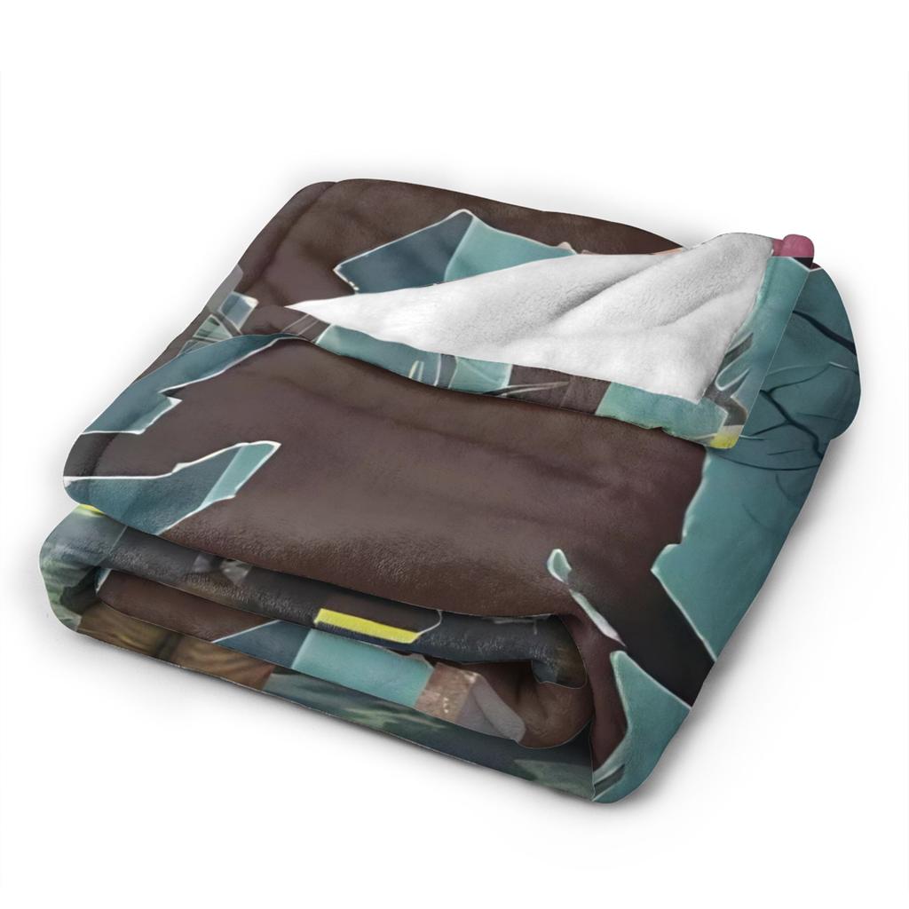 99 Nights in the Forest The Deer Fashion Blankets Coral Fleece Plush Winter Horror Game Multi-function Thin Throw Fashion Blanket for Trave