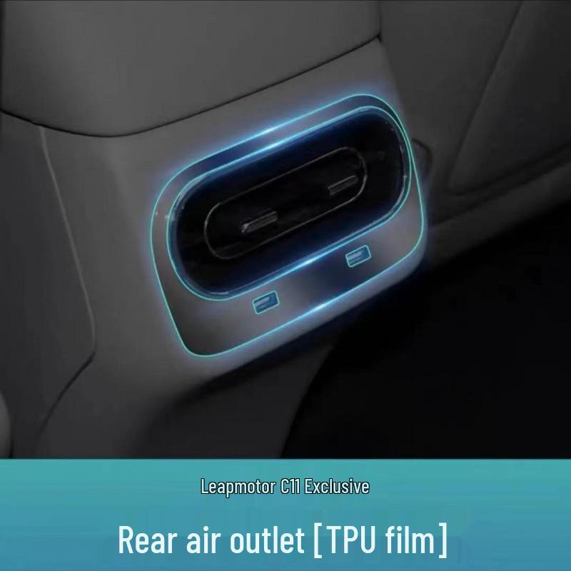 Комплект защитных пленок TPU для приборной панели и селектора КПП Leapmotor C11