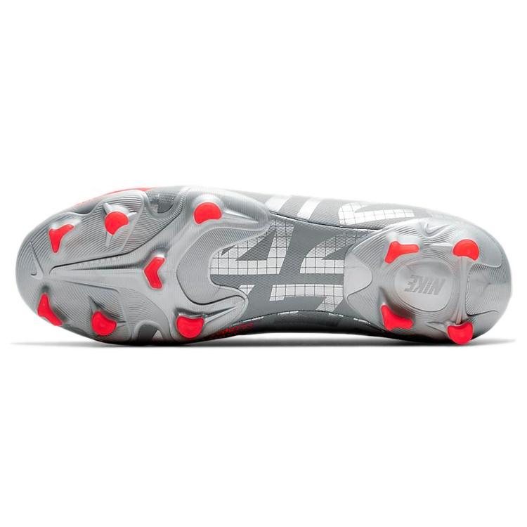 Nike Mercurial Vapor 13 Academy MG 'Metallic Grey Crimson' Men's AT5269-906