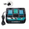 Новейшее для Makita 11.1V 18V BL1811 Bl1111 DC18RC DC18RA Быстрая зарядка Двойное зарядное устройство для литий-ионных аккумуляторов Ток зарядки 1А