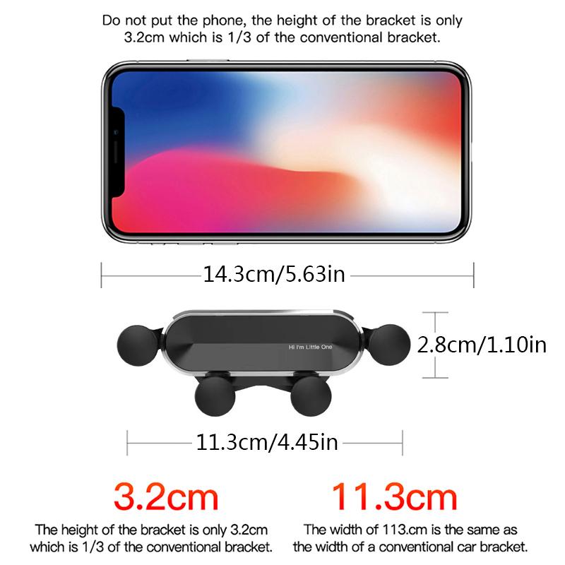 Car Mobile Phone Holder Little One Gravity Invisible Telescopic Car Holder
