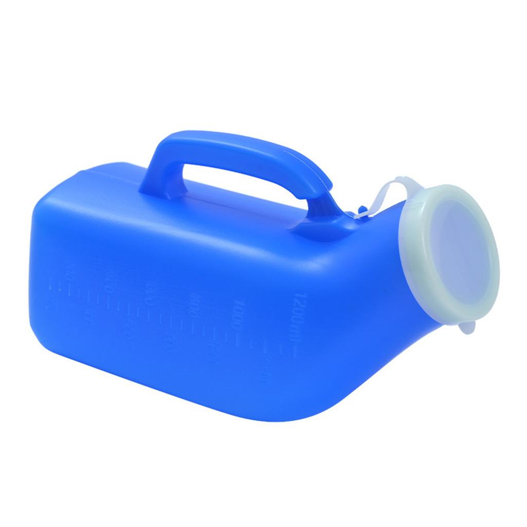 Urinal For Men Spill Proof Men's Potty Portable Urinal Pee Bottle 2000 ML For Home Camping Car Travel