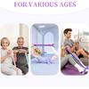 Multi-Functional Resistance Rope & Foot Pedal Yoga Band - Elastic Core, Waist, Arm, & Leg Stretching Fitness Equipment