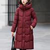 Модные женские парки Зимние длинные пальто с капюшоном Толстое теплое пальто Женские куртки