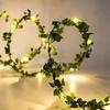3/5/10m Copper Wire LED Fairy Leaf Lights String Garland Wedding Party Decor