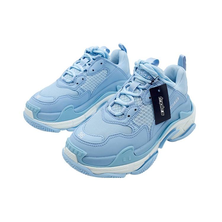 (WMNS) Balenciaga Triple S Sneaker 'Light Blue' Women's 524039W2CA74090